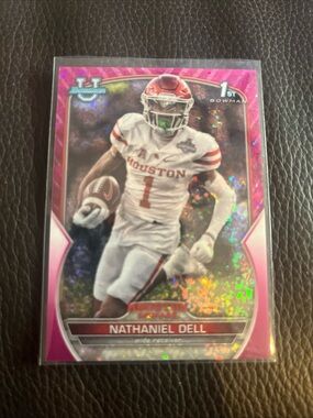 Topps Nathaniel Dell Bowman U Card Pink Numbered /150